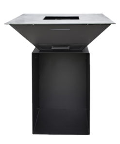 BigQube M Feuerplattengrill Wood schwarz