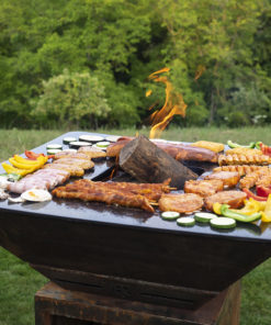 BlackBull BigQube Wood Feuerplattengrill