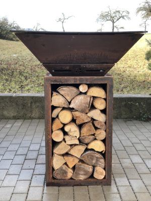 Feuerplattengrill, BigQube, Feuerplatte, Plancha Grill, Grillplatte, Feuerschale, Feuerkorb, Ofyr, Quan, BlackBull