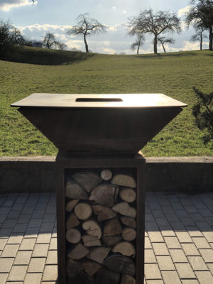 Feuerplattengrill, BigQube, Feuerplatte, Plancha Grill, Grillplatte, Feuerschale, Feuerkorb, Ofyr, Quan, BlackBull