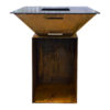 Feuerplattengrill BigQube M Wood Corten