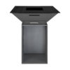 Feuerplattengrill BigQube M Wood Silber