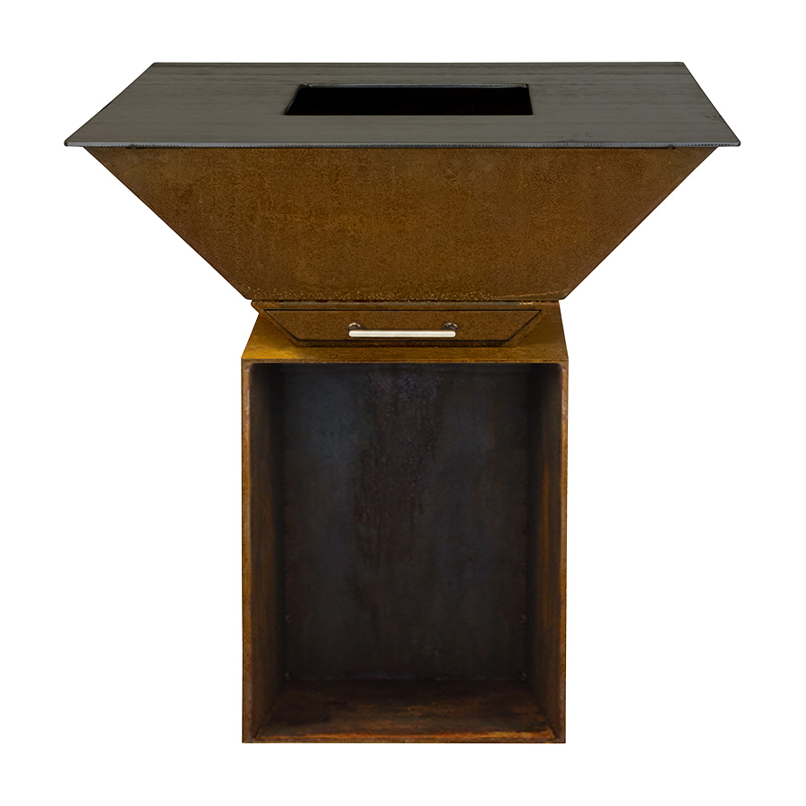 BigQube L Lemne Corten