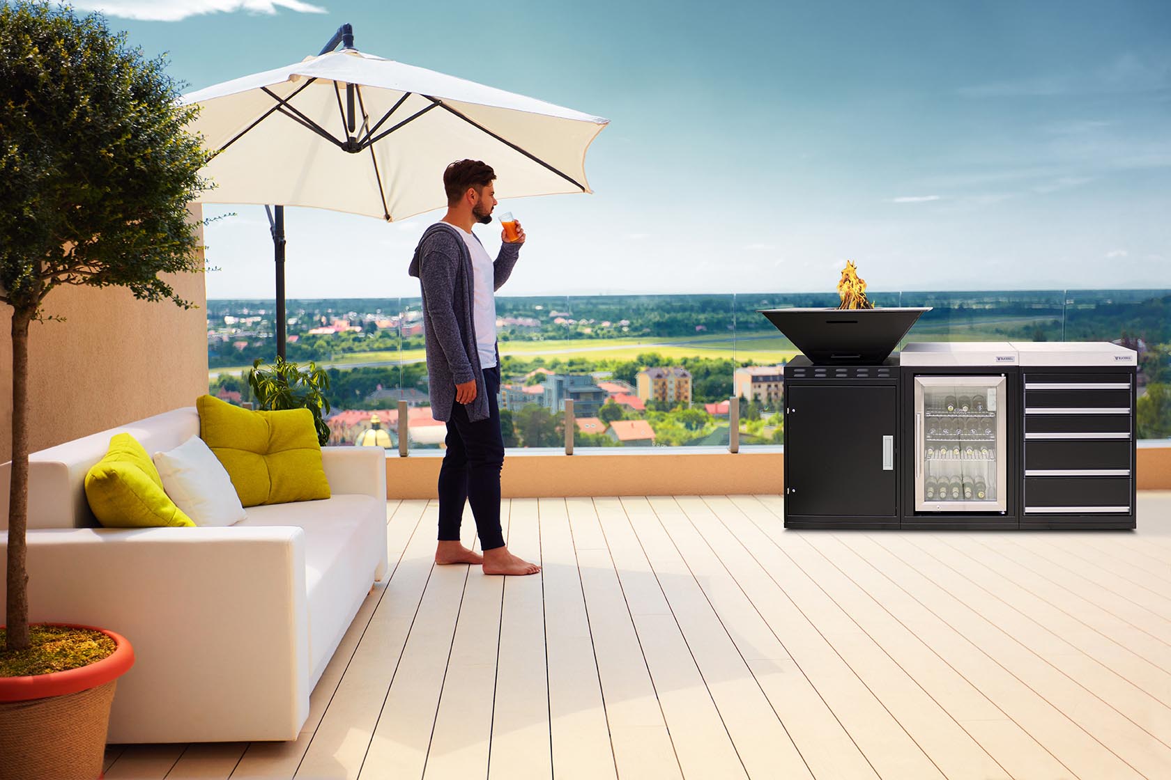 modulare Outdoorküche KitchenBlock
