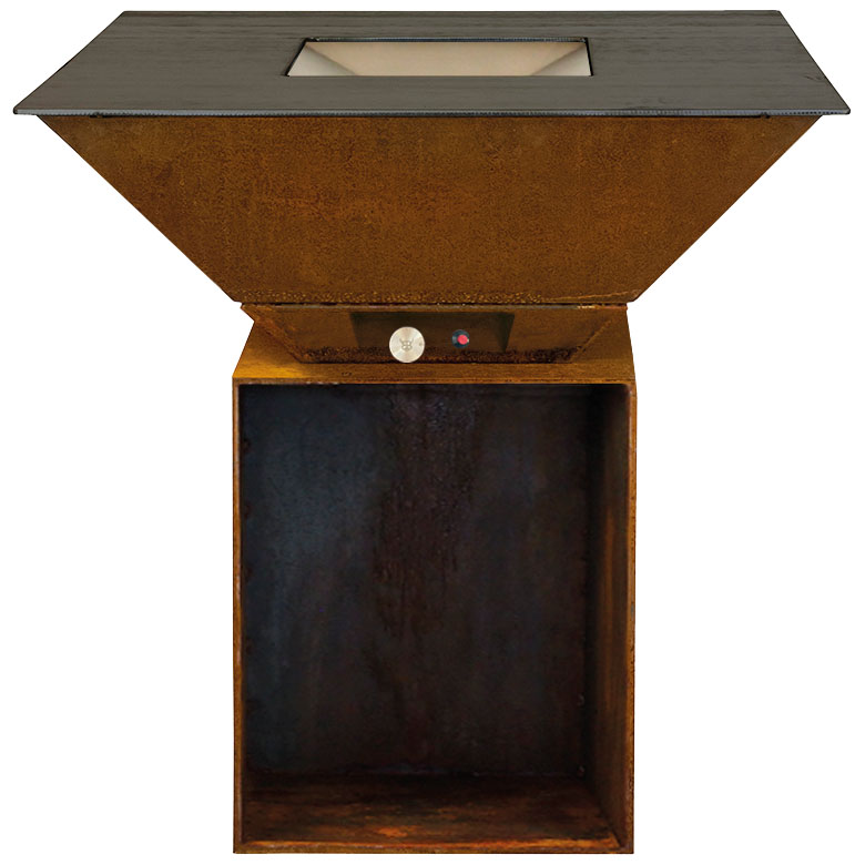 Gasgrill Feuerplatten-Grill BigQube L Corten
