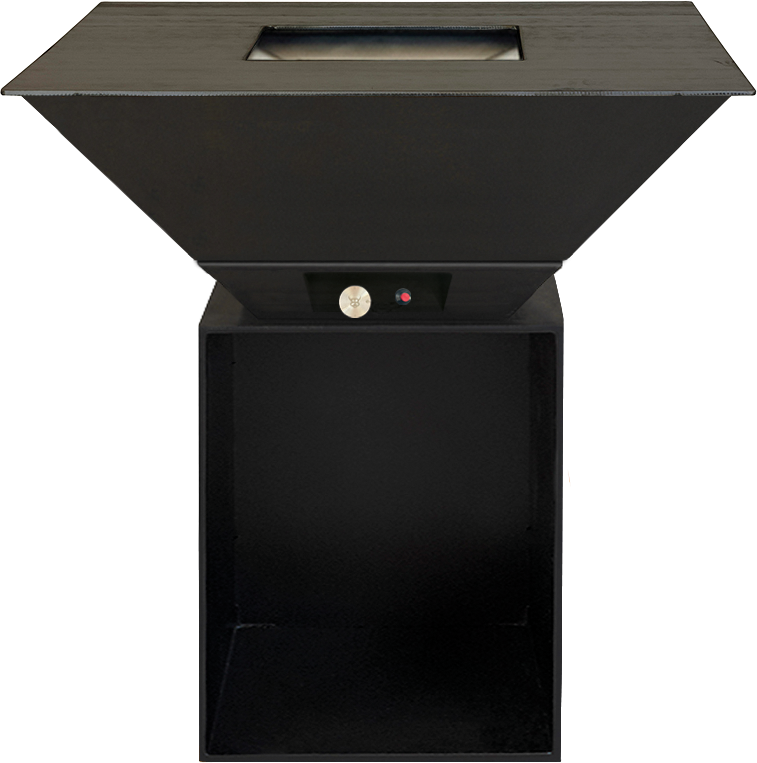 Gasgrill Feuerplatten-Grill BigQube L Schwarz