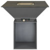 Gasgrill Feuerplatten-Grill BigQube L Silber