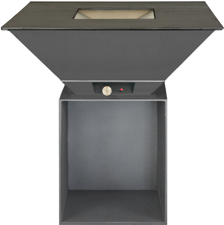 Gasgrill Feuerplatten-Grill BigQube L Silber