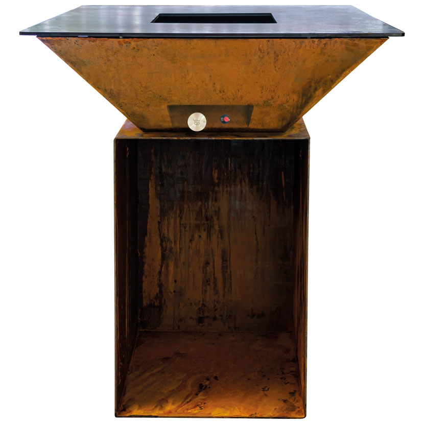 Gasgrill Feuerplatten-Grill BigQube M Corten
