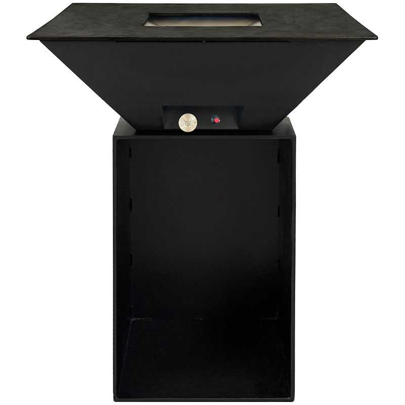 Gasgrill BigQube M Feuerplattengrill Gas Schwarz