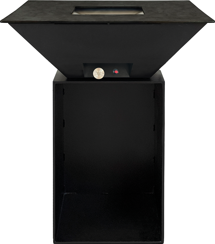 Gasgrill Feuerplatten-Grill BigQube M Schwarz