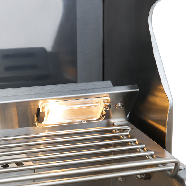 Edelstahl-Grillrost, Grill-Beleuchtung, Outdoorkueche mit Gasgrill, Modulare Outdoorküche, Outdoor Küchen, Aussenküche, Outdoorkitchen, KitchenBlock,