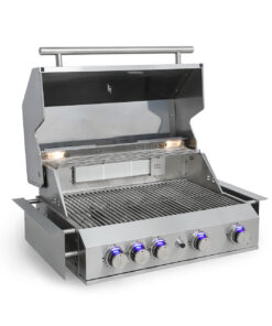 Edelstahl-Grillrost, Grill-Beleuchtung, Outdoorkueche mit Gasgrill, Modulare Outdoorküche, Outdoor Küchen, Aussenküche, Outdoorkitchen, KitchenBlock,
