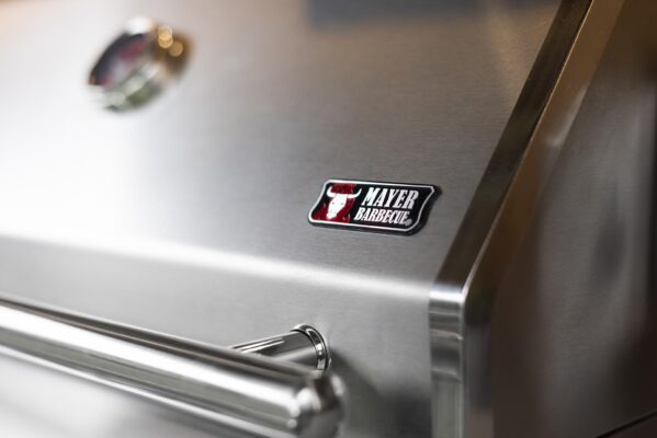 Outdoorküche Gasgrill Rotisserie, Drehspieß, Edelstahl-Grillrost, Grill-Beleuchtung, Outdoorkueche mit Gasgrill, Modulare Outdoorküche, Outdoor Küchen, Aussenküche, Outdoorkitchen, KitchenBlock, Junior Monolith Keramikgrill