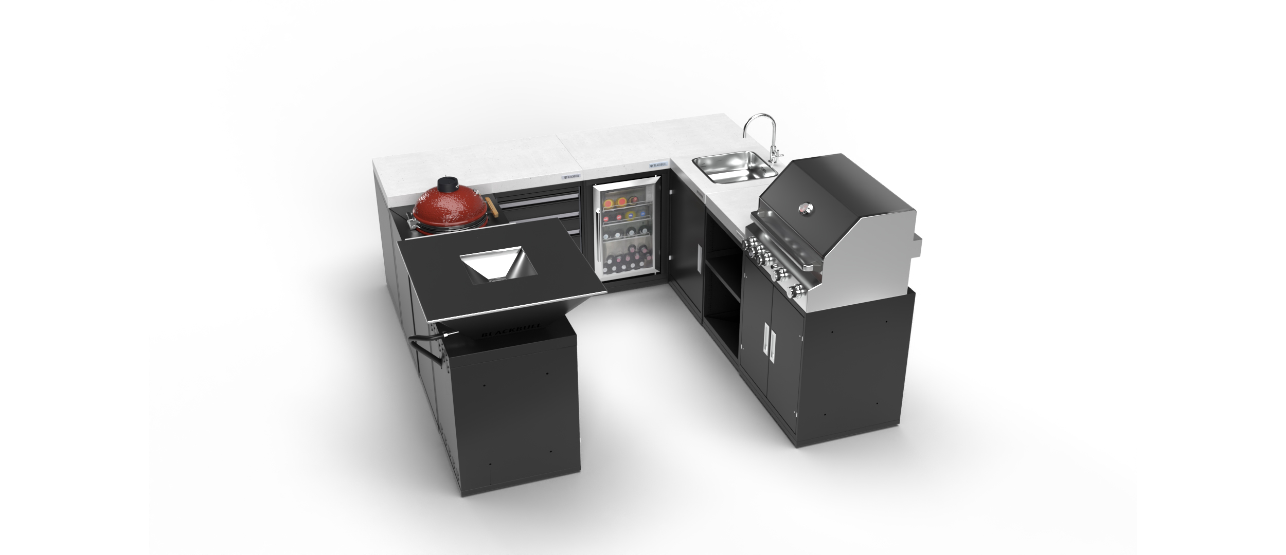 Modulare Outdoorküche von BlackBull